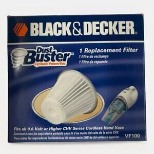 GO! Black and Decker Dust Buster Cyclonic Power vac Replacement Filter NIB